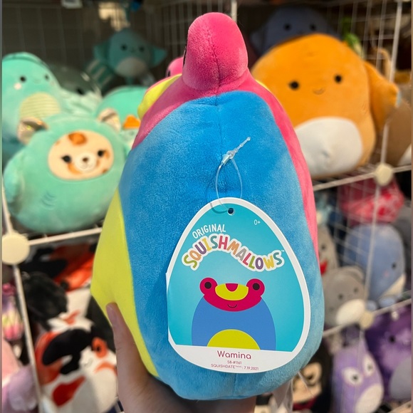 Squishmallows Blacklight Wamina the Frog 8” Stuffed Plush - Picture 3 of 3